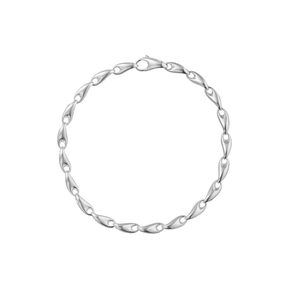 Georg Jensen Sterling Silver Reflect 21.5cm Bracelet