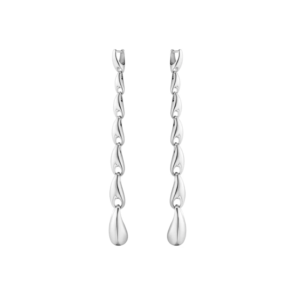 Georg Jensen Sterling Silver Reflect Earring Extra Long