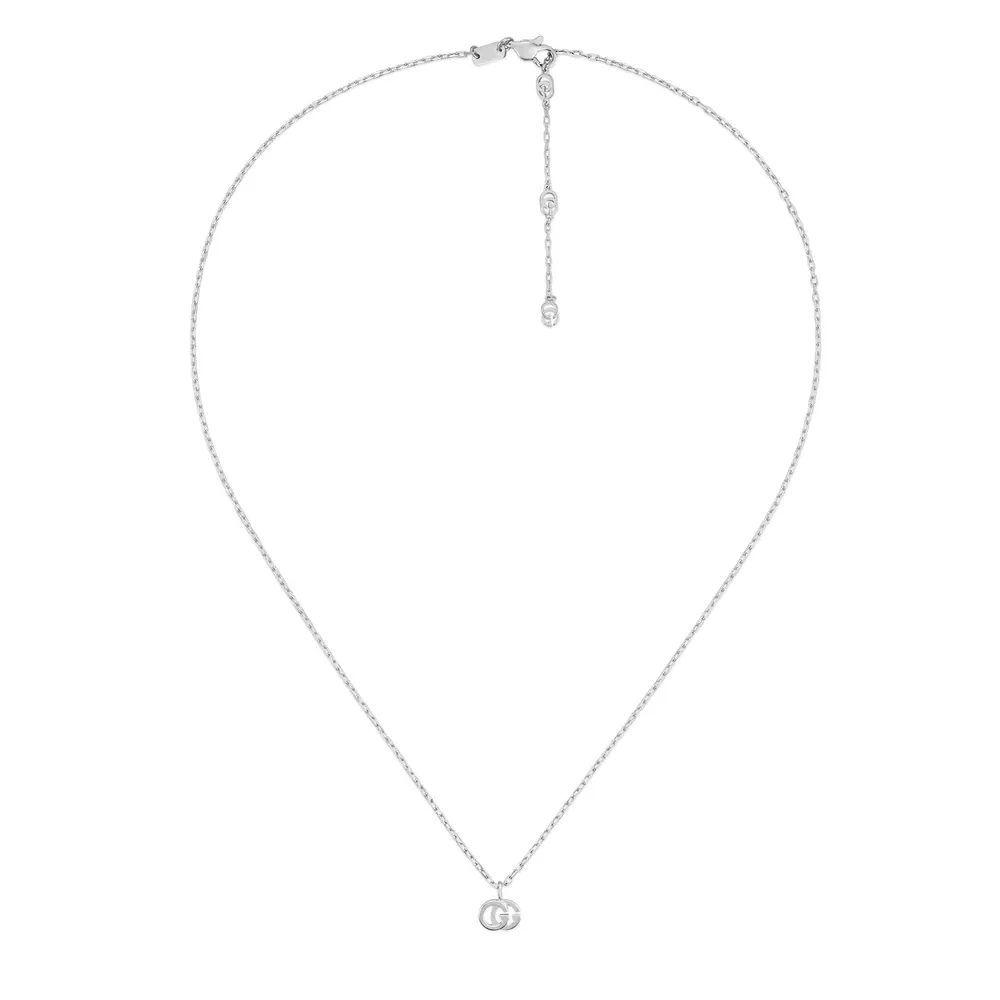 Gucci GG Running 18ct White Gold Pendant