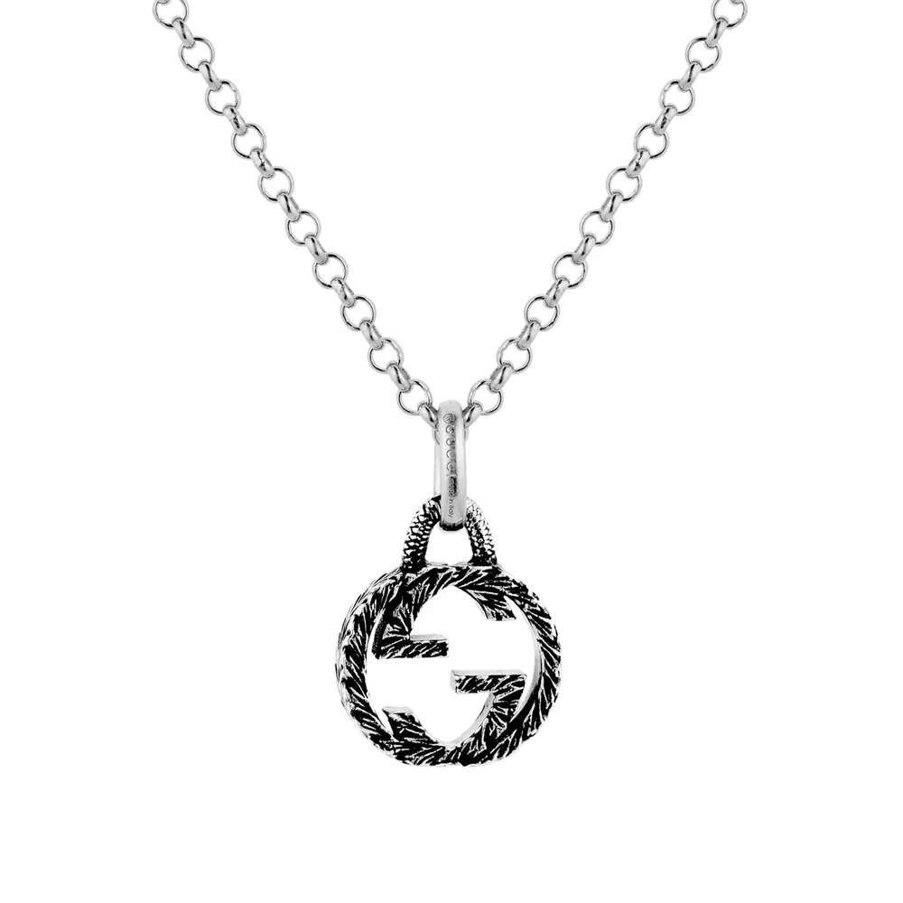 Gucci Gucci Interlocking Open Pendant