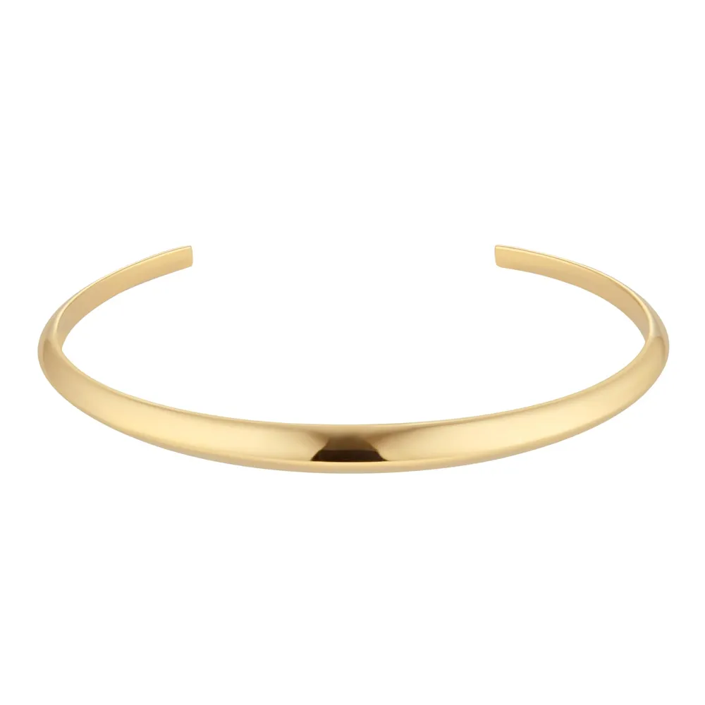 Mappin & Webb 18ct Yellow Gold Cuff Bangle - Size Medium