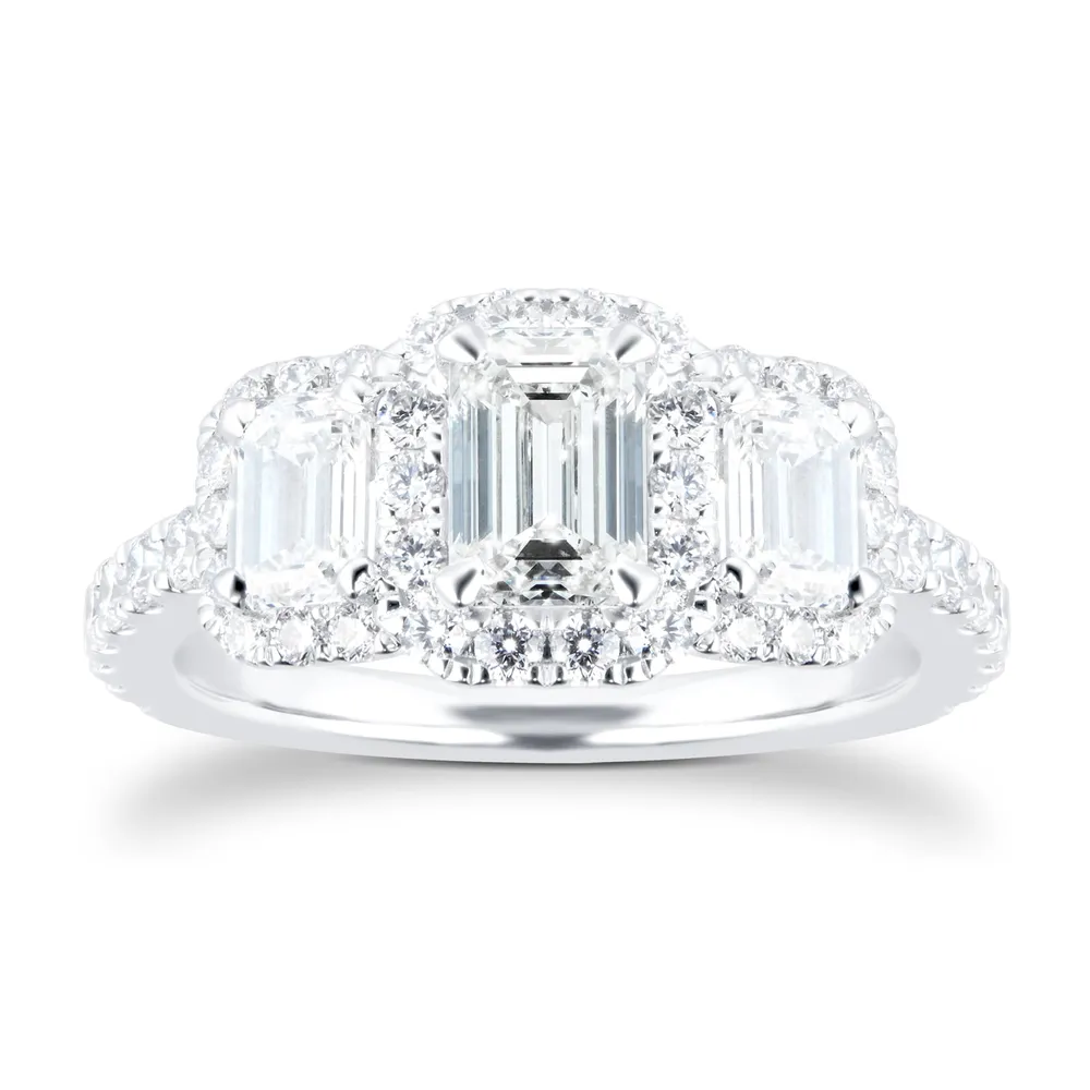 Mappin & Webb Amelia Platinum 1.50cttw Diamond Engagement Ring
