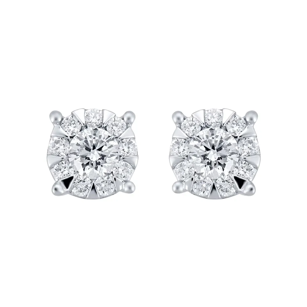 Mappin & Webb Brilliant Cut 0.49cttw Solitaire Style Studs