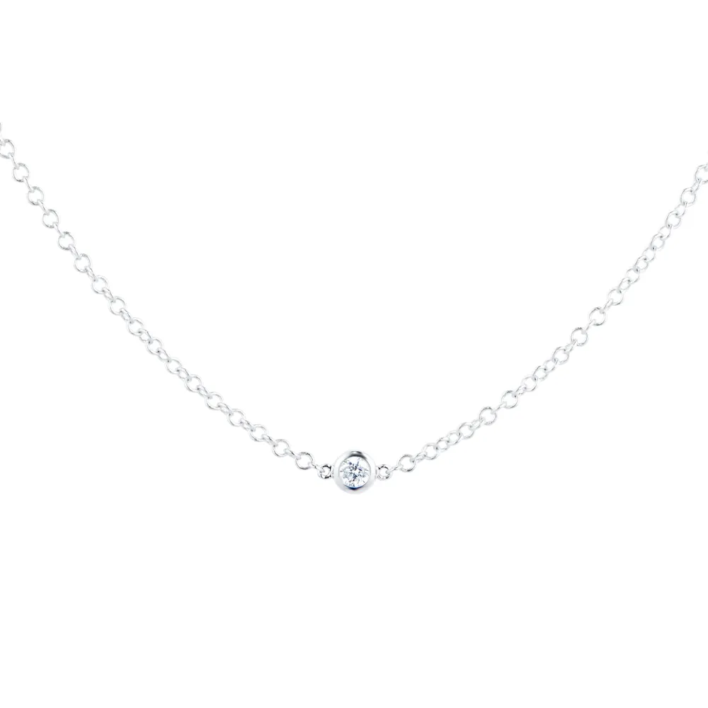 Mappin & Webb Gossamer 18ct White Gold 0.50cttw Diamond Necklace
