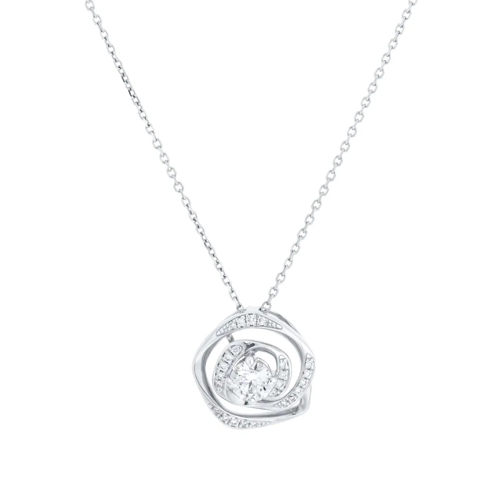 Mappin & Webb Limited Edition 18ct White Gold 0.48cttw Diamond Pendant