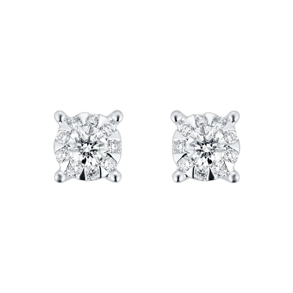 Mappin & Webb Masquerade 0.35ct Diamond Stud Earrings