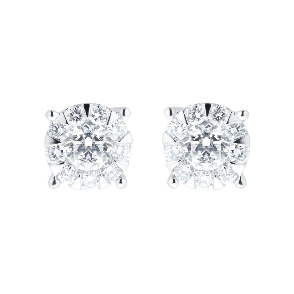 Mappin & Webb Masquerade 0.67ct Diamond Stud Earrings