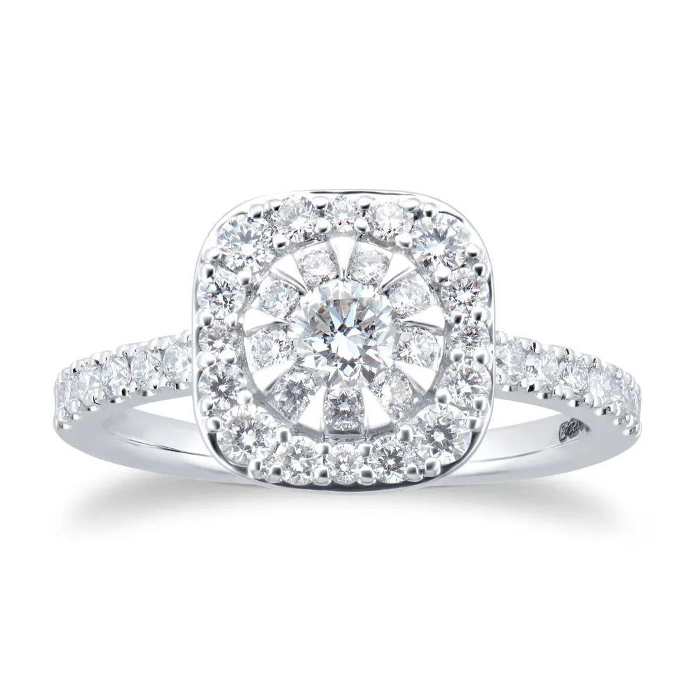 Mappin & Webb Masquerade 18ct White Gold 0.80cttw Diamond Ring