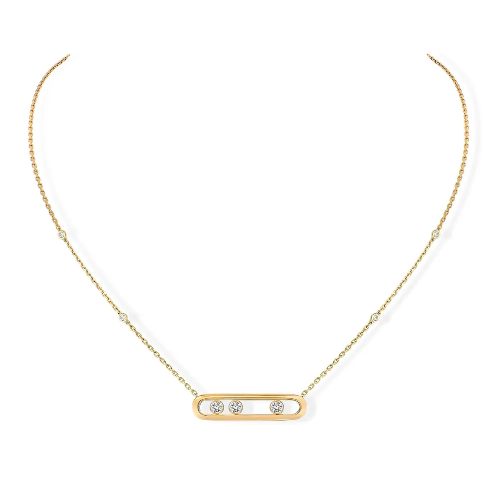 Messika 18ct Yellow Gold Move 0.25ct Diamond Necklace