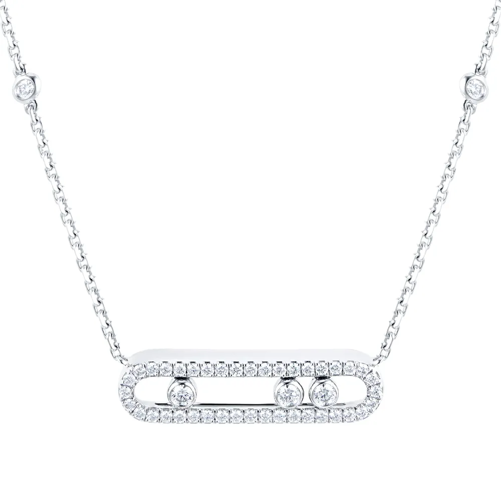 Messika Move Classique 0.33cttw Diamond Pavé Necklace