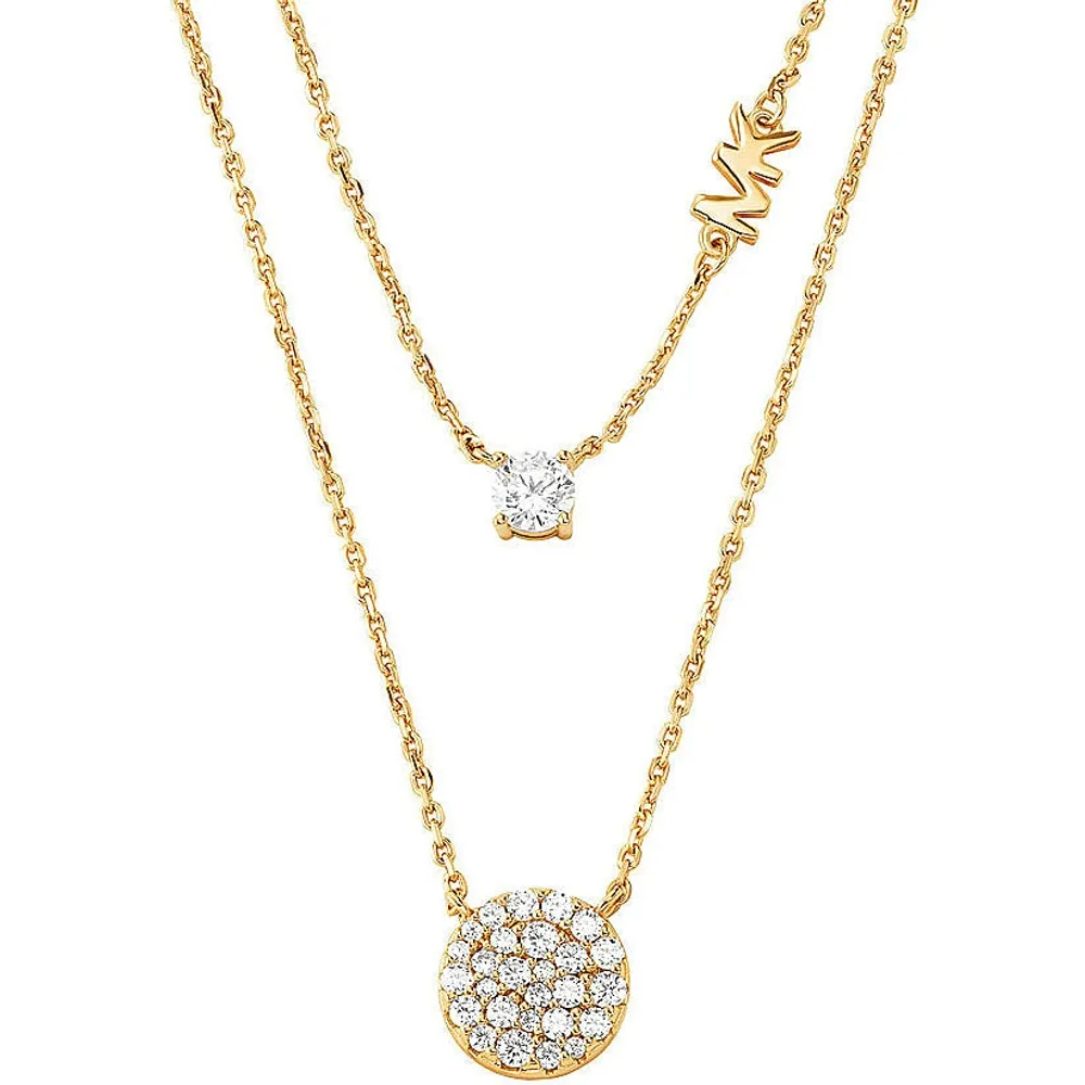 Michael Kors 14ct Yellow Gold Coloured Sterling Silver Necklace