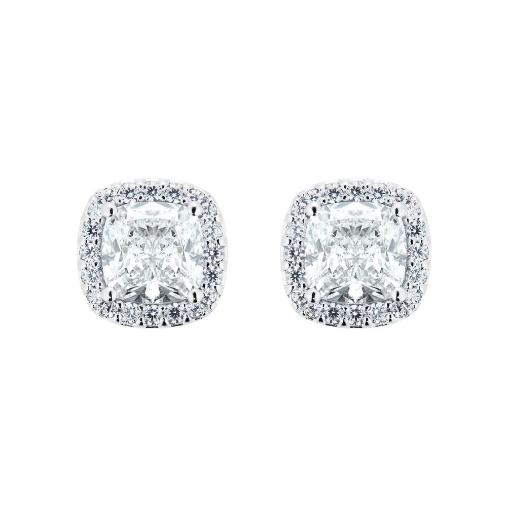 Michael Kors Sterling Silver Kors Brilliance Halo Studs