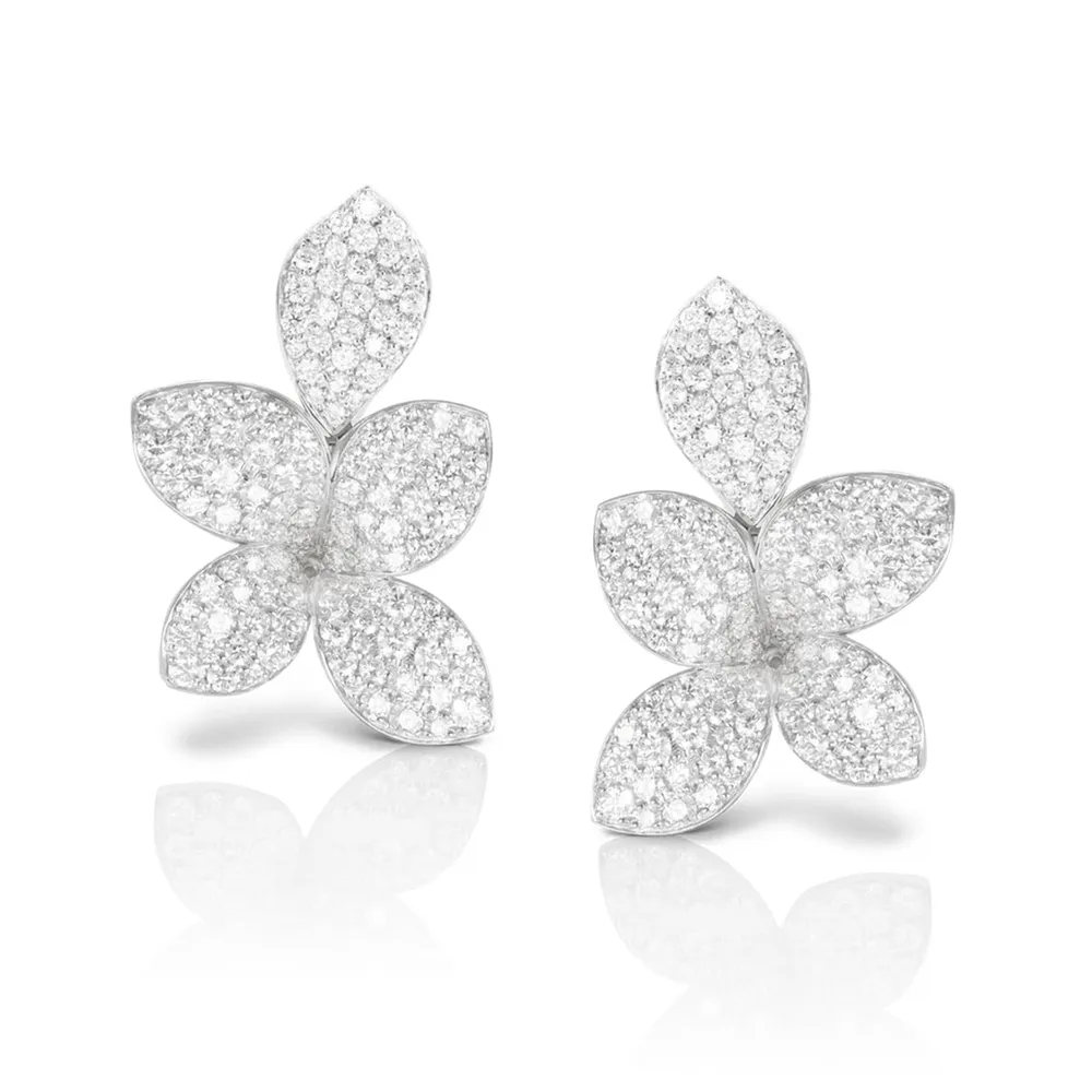 Pasquale Bruni Giardini Segreti Stud Earrings in 18ct White Gold