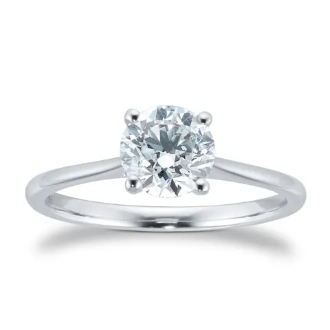 Goldsmiths Platinum 1.00ct Diamond Solitaire Ring