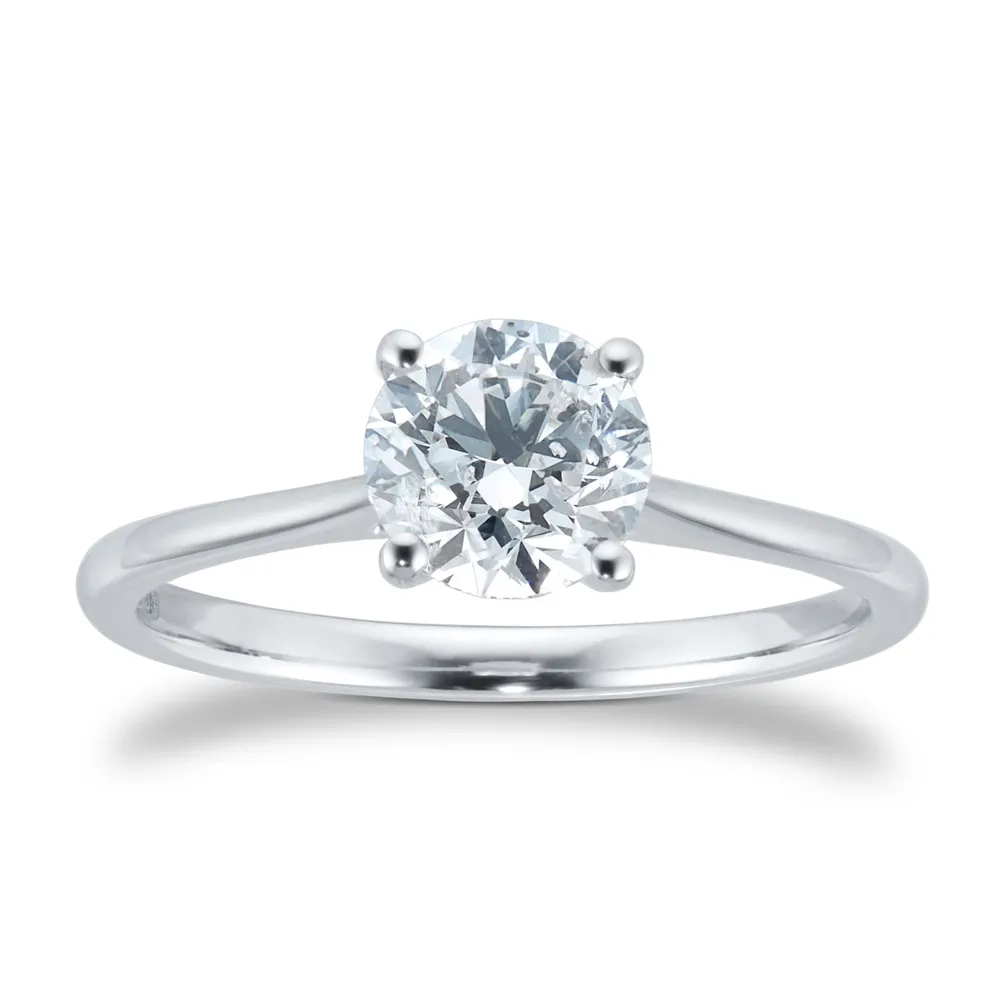 Platinum 1.00ct Diamond Solitaire Ring