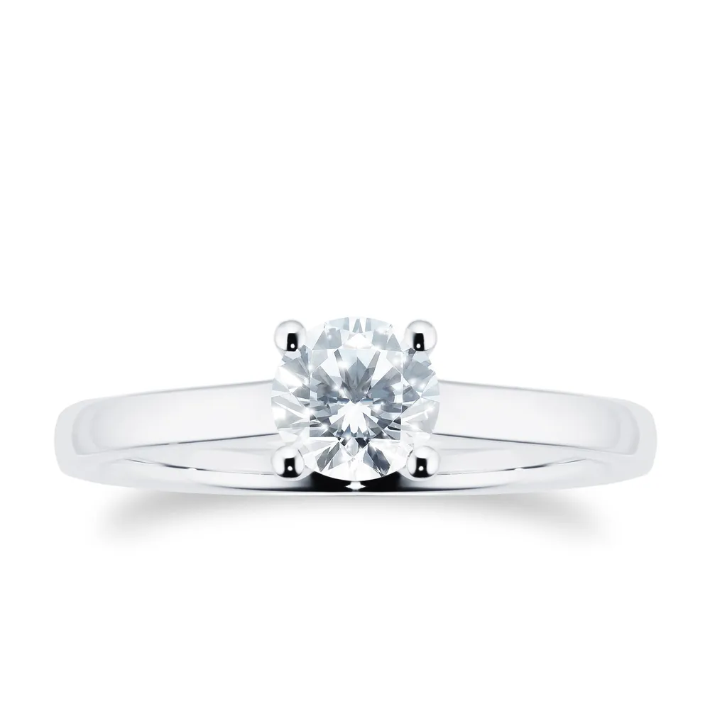 Platinum Diamond Soliaire Engagement Ring
