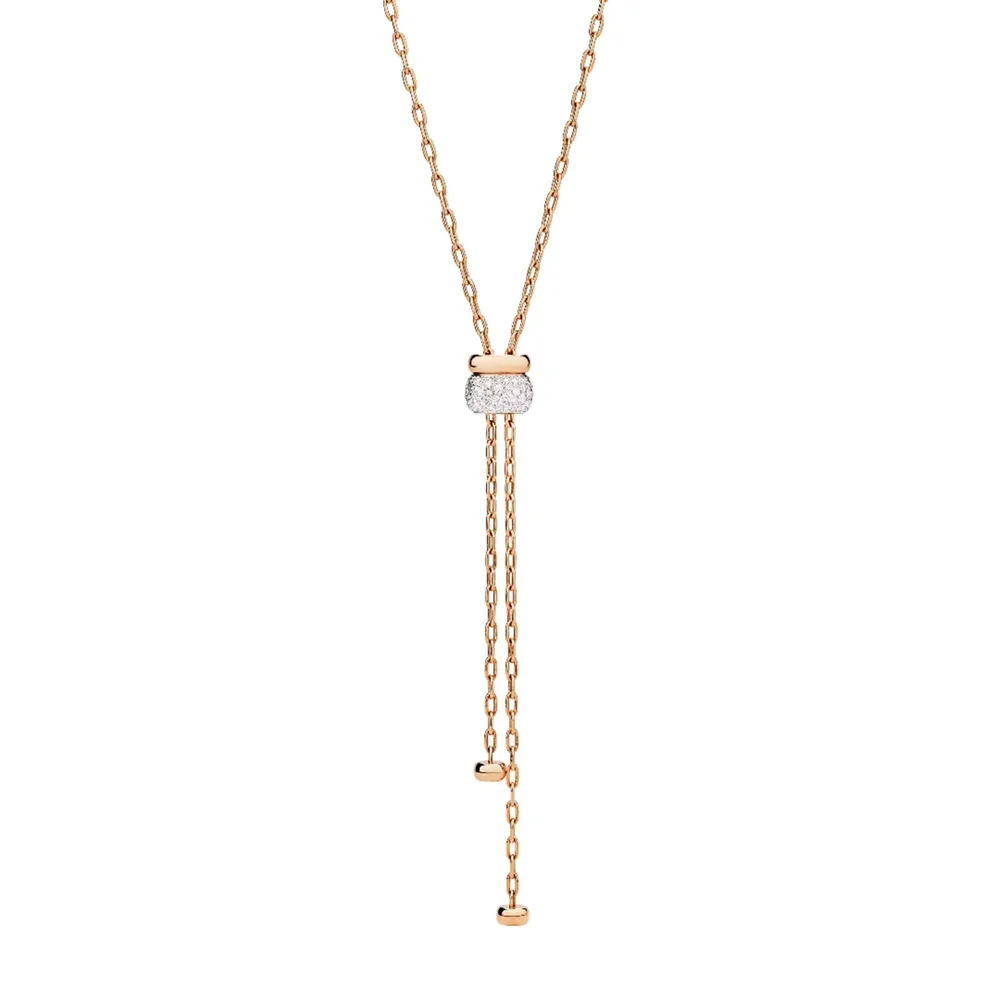 Pomellato 18ct Rose Gold Iconica Lariat Necklace