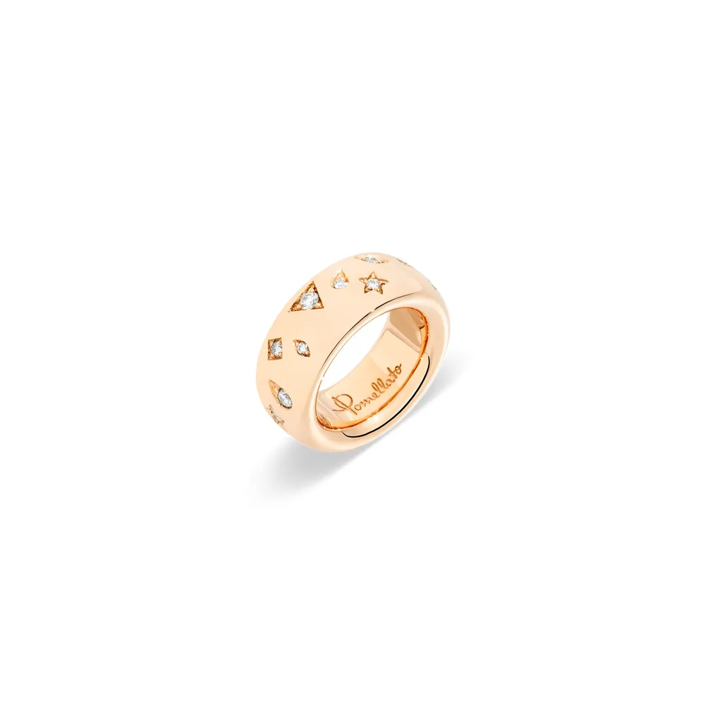Pomellato Iconica 18ct Rose Gold 0.70ct Diamond Ring