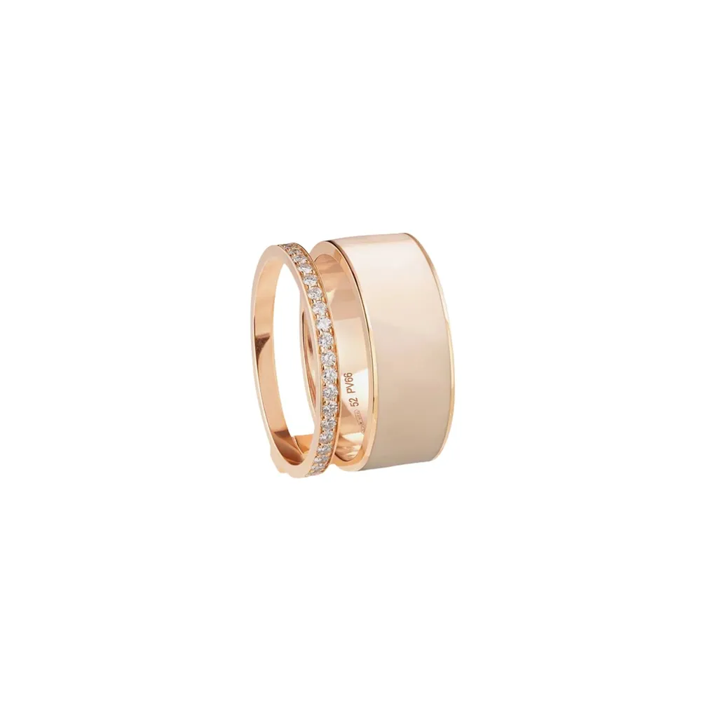 Repossi Repossi Berbere 18ct Rose Gold Laquer & 0.34ct Diamond Ring