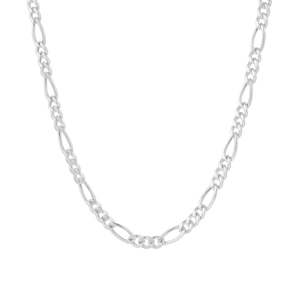 Sterling Silver 5.6mm Figaro Chain