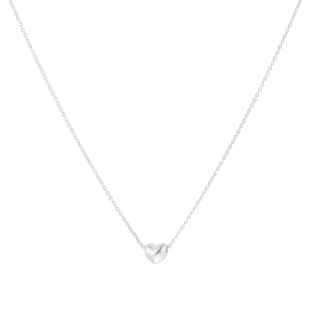 Sterling Silver 5x6 Heart Pendant