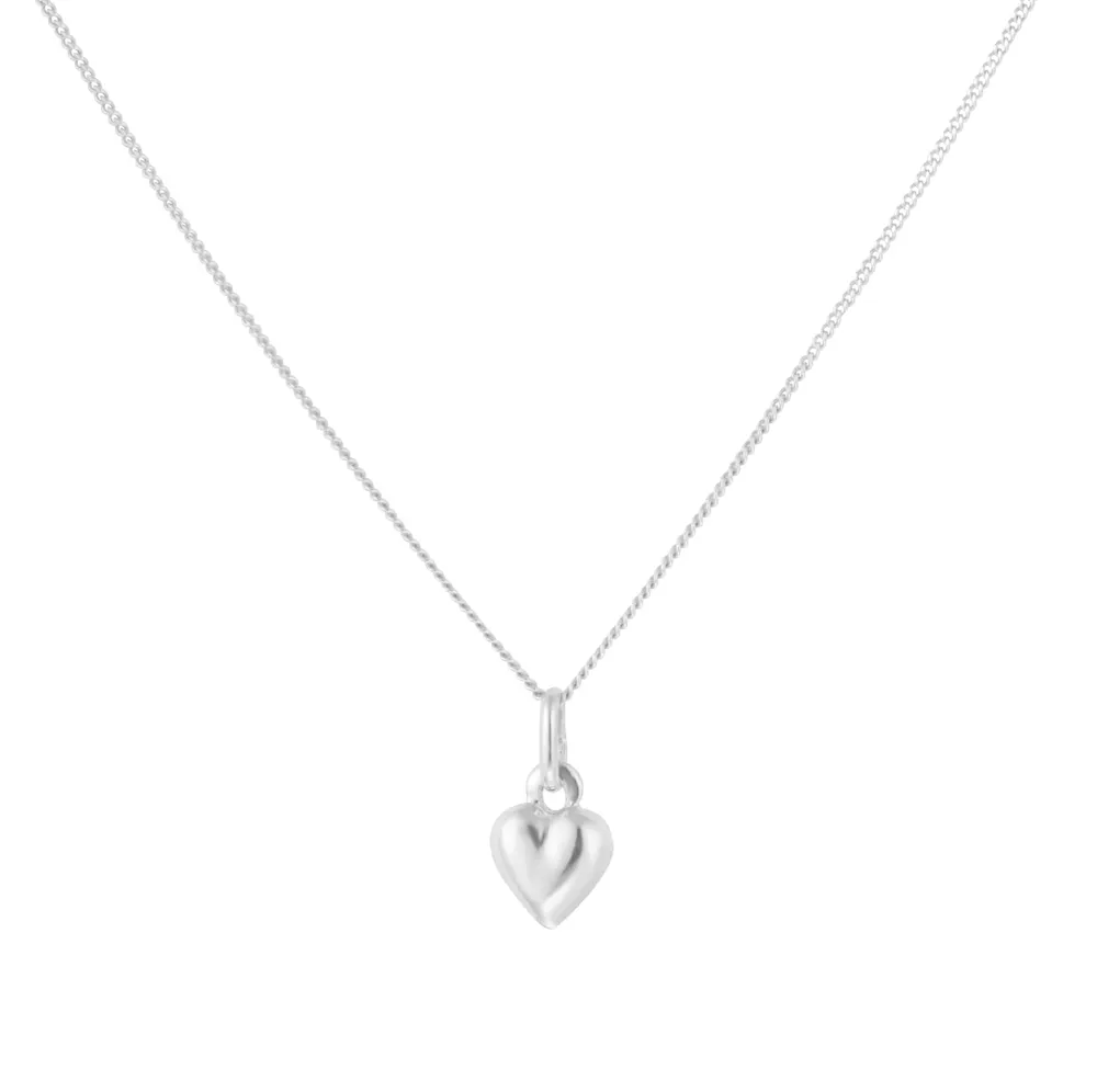 Sterling Silver 9x16 Heart Pendant