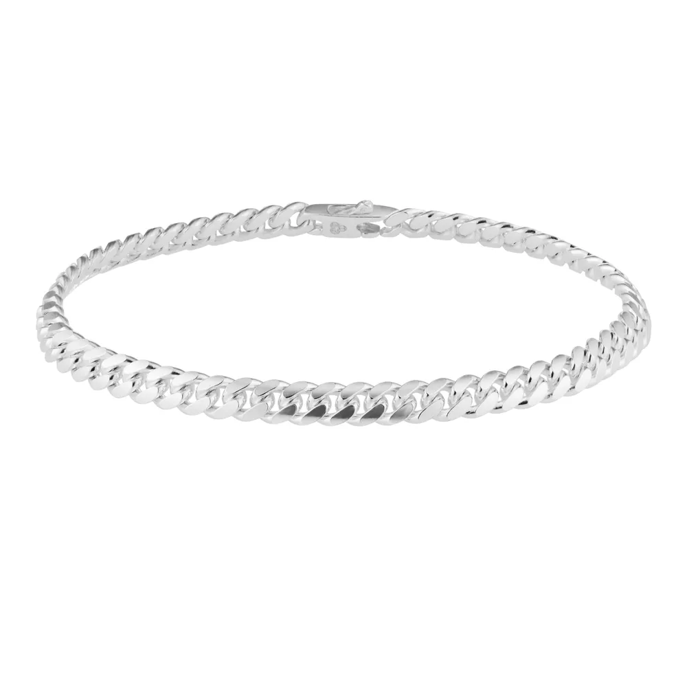 Sterling Silver Cuban Chain Bracelet