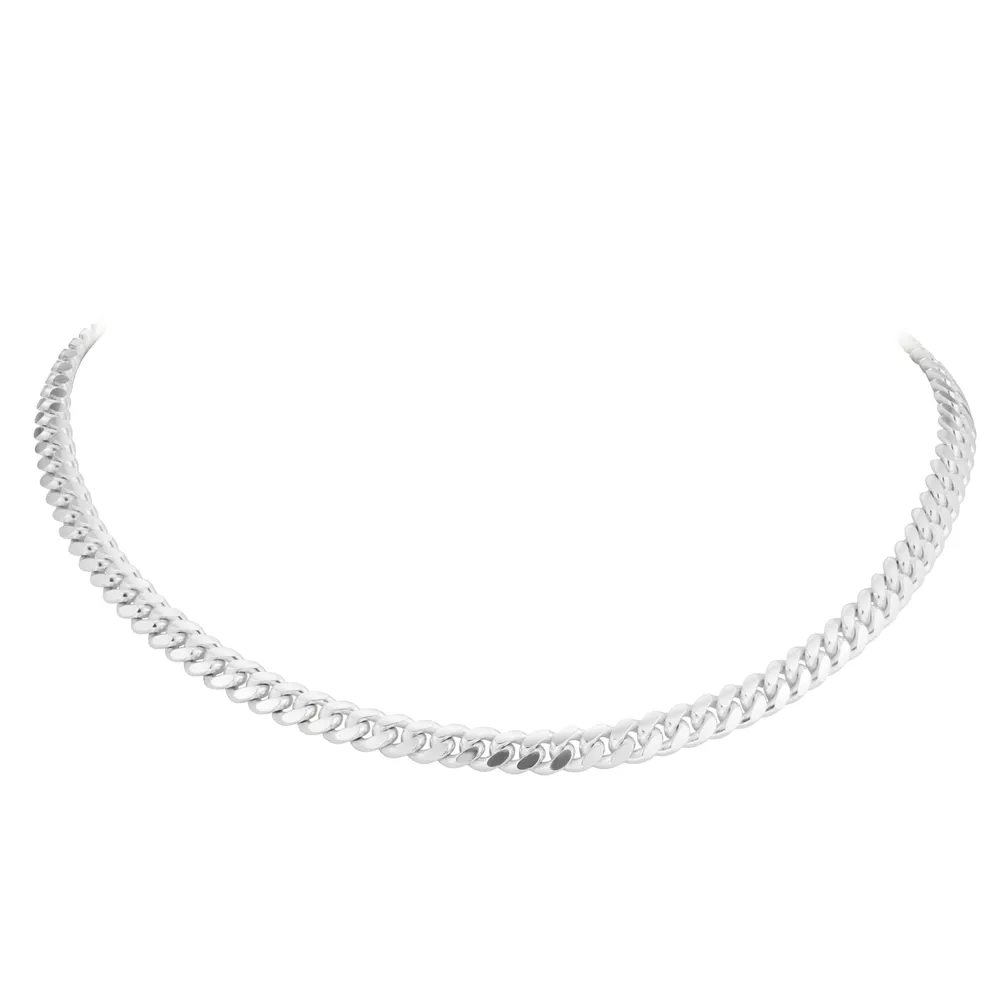 Sterling Silver Cuban Chain Necklace