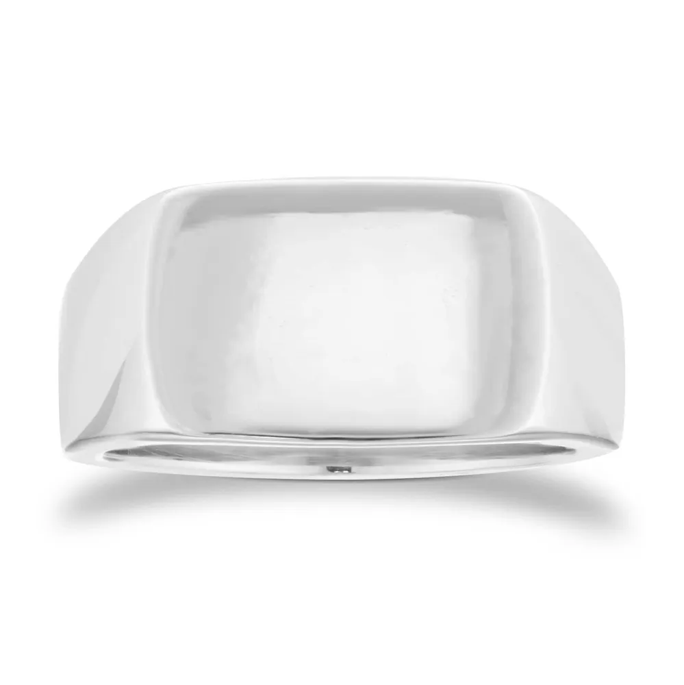 Sterling Silver Oblong Signet Ring
