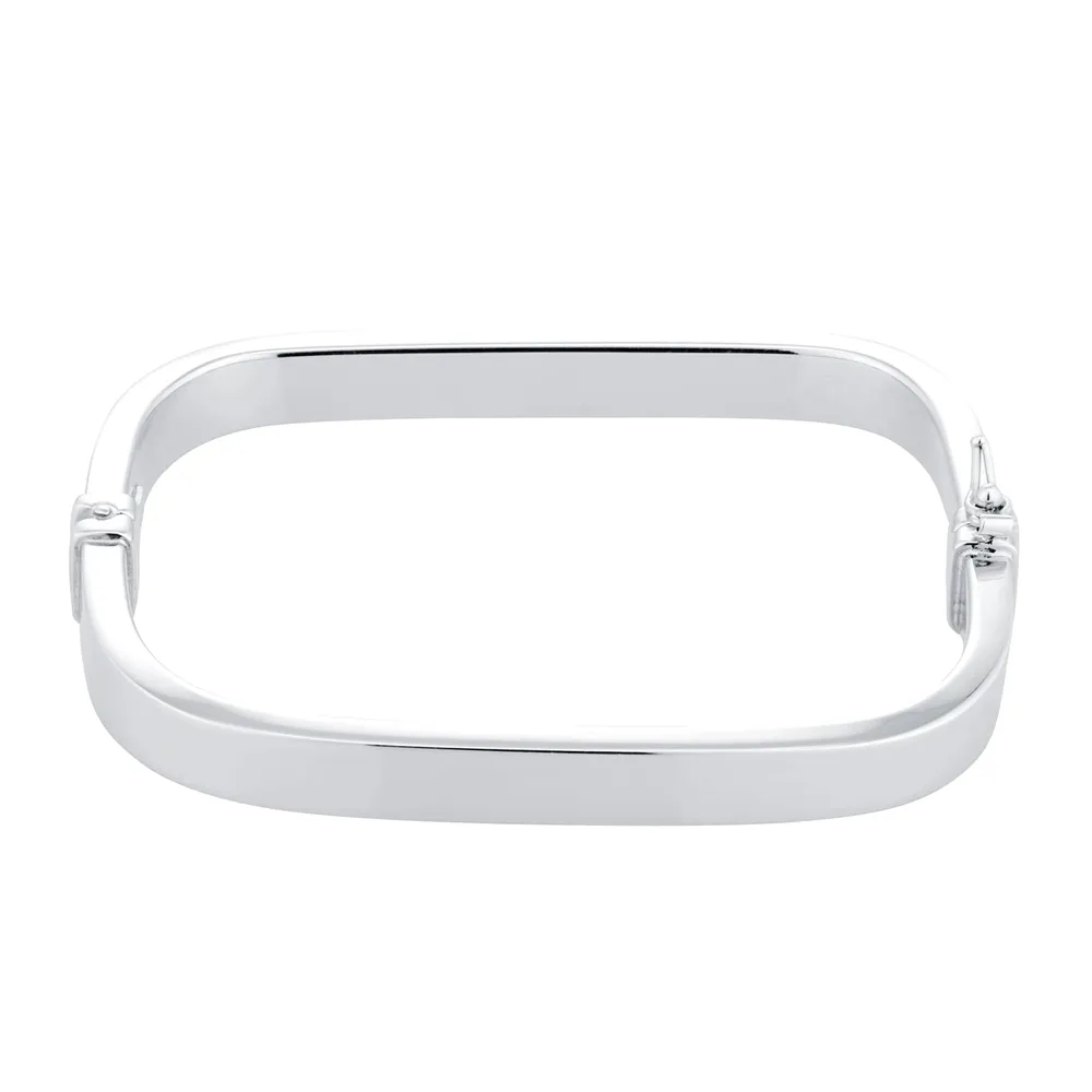 Sterling Silver Square Bangle