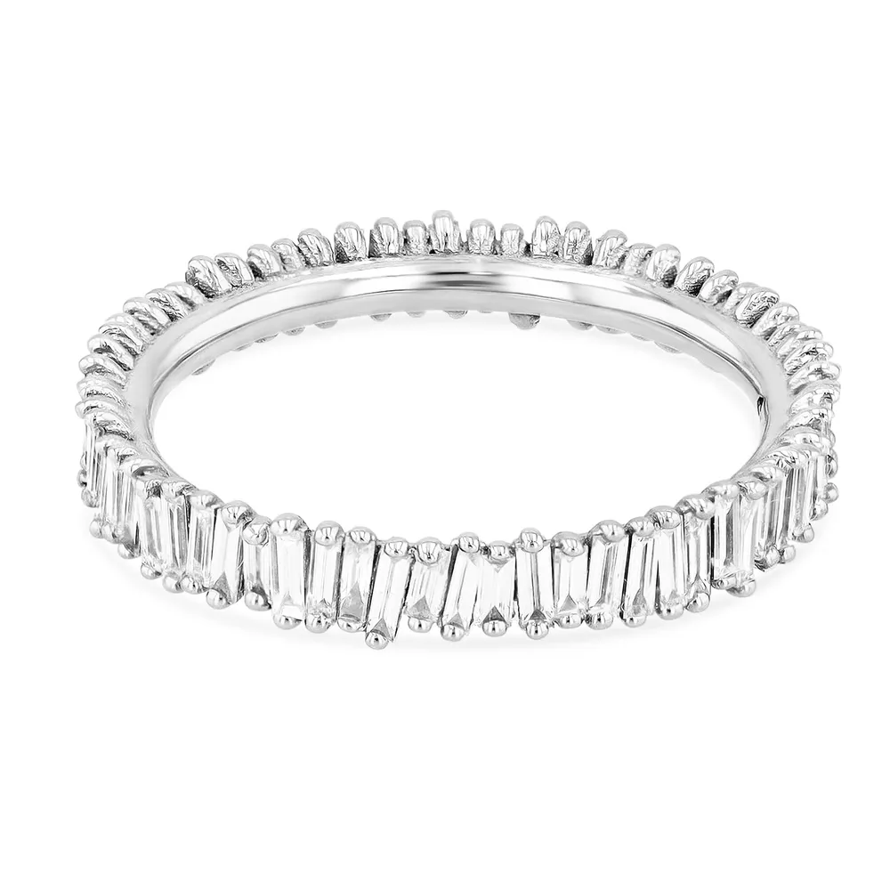 Suzanne Kalan 18ct White Gold Fireworks Collection Mini Classic Full Eternity Ring