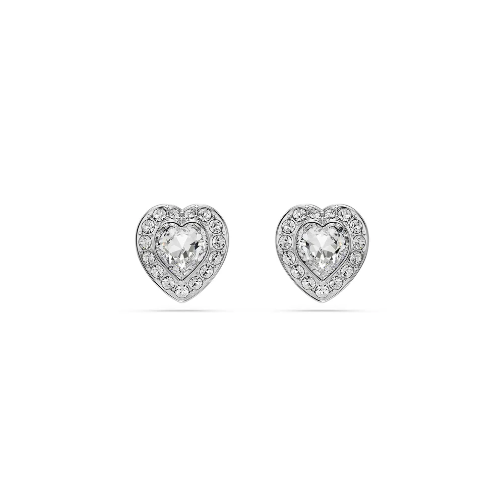 Swarovski Ariana Grande x Swarovski Cubic Zirconia Heart Stud Earrings