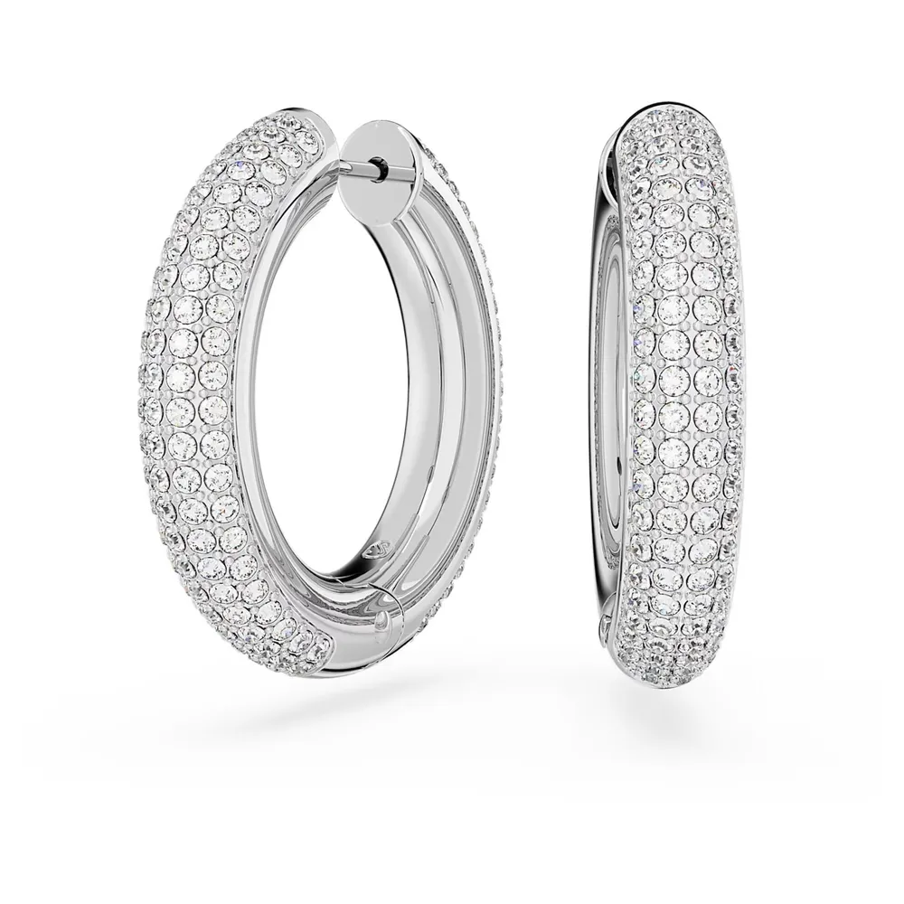 Swarovski Dextera Cubic Zirconia Hoop Earrings