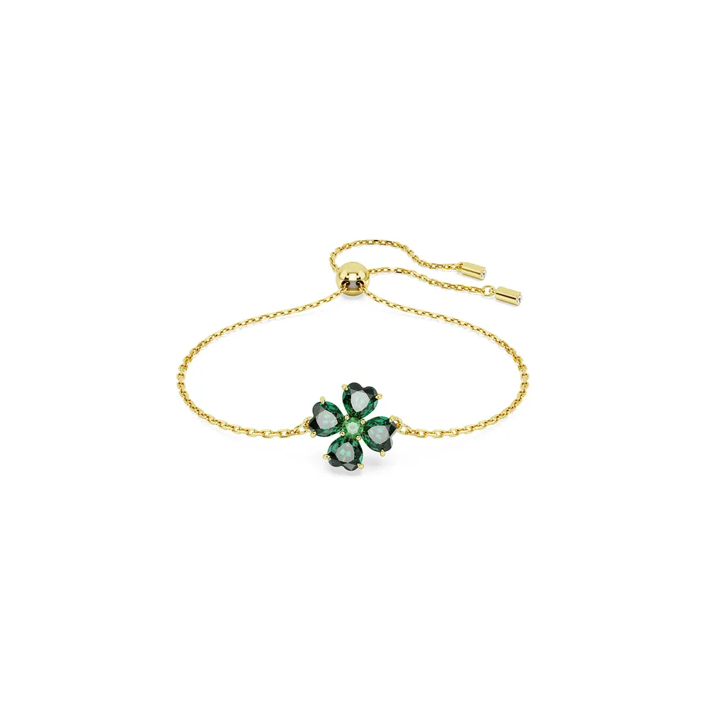 Swarovski Idyllia Green Clover Bracelet