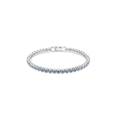 Swarovski Imber Emily White Rhodium Plated Blue Crystal Tennis Bracelet