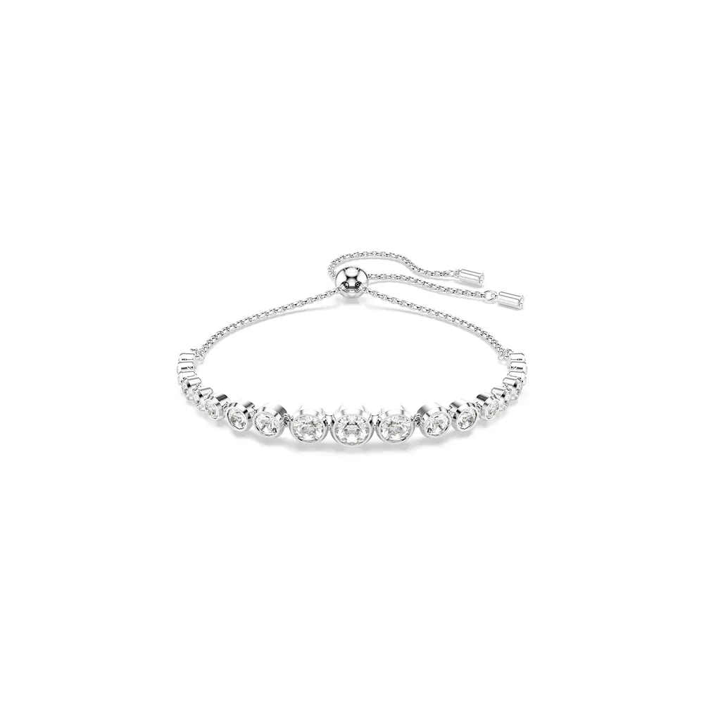 Swarovski Imber Silver Coloured Cubic Zirconia Tennis Bracelet