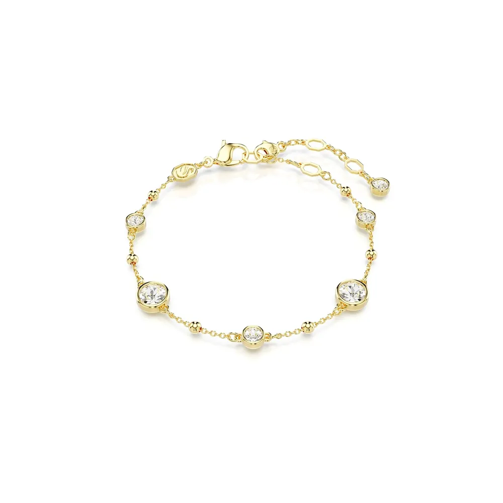 Swarovski Imber Yellow Gold Coloured Cubic Zirconia Bracelet