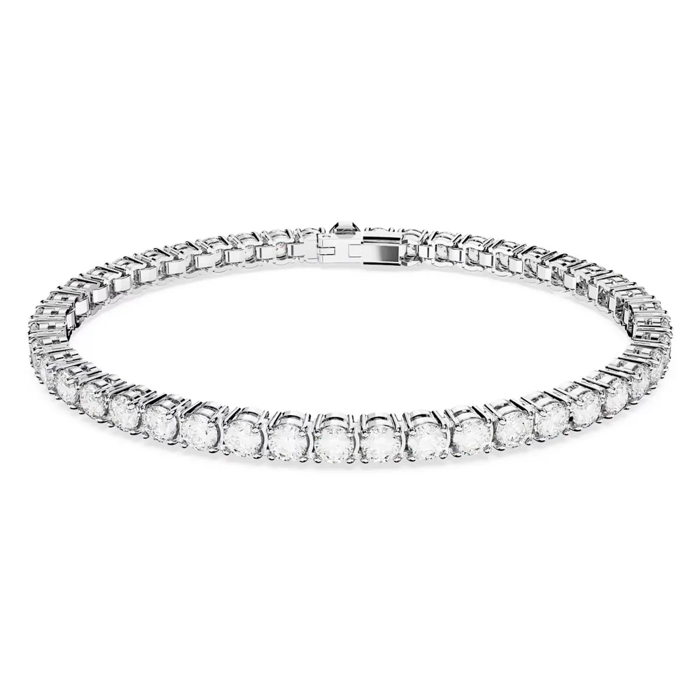 Swarovski Matrix Cubic Zirconia Tennis Bracelet
