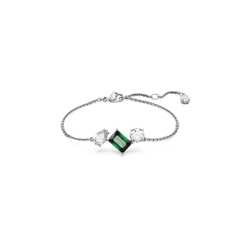 Swarovski Mesmera Green & White Mixed Cut Bracelet