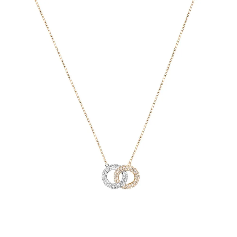 Swarovski Stone Crystal Double Necklace