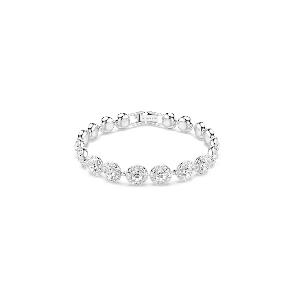 Swarovski Una Angelic White Rhodium Plated Cubic Zirconia Bracelet