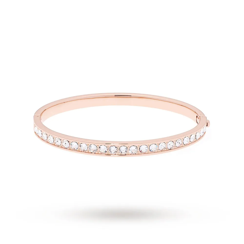 Ted Baker Clemara Hinge Crystal Rose Gold Coloured Bangle