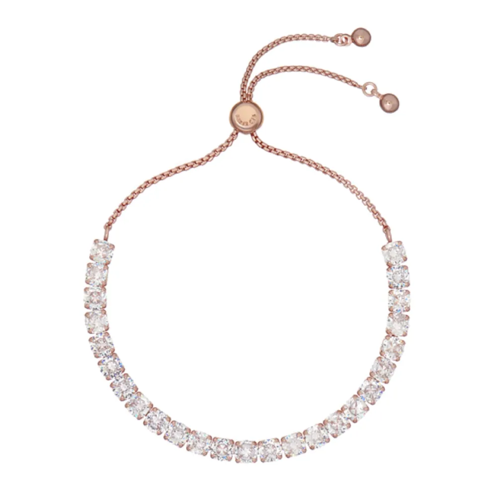 Ted Baker MELRAH Rose Gold Coloured Icon Crystal Slider Bracelet