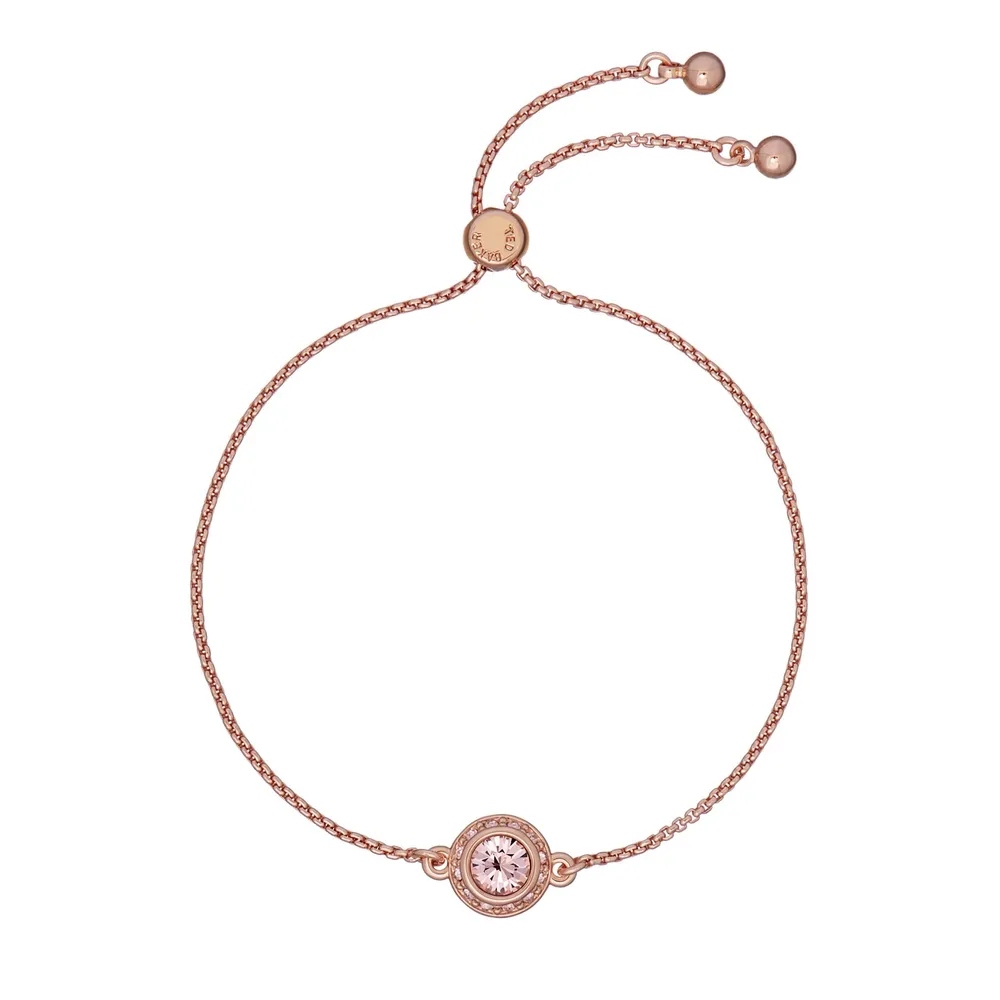 Ted Baker Rose Gold Coloured Soleta Cubic Zirconia Bracelet
