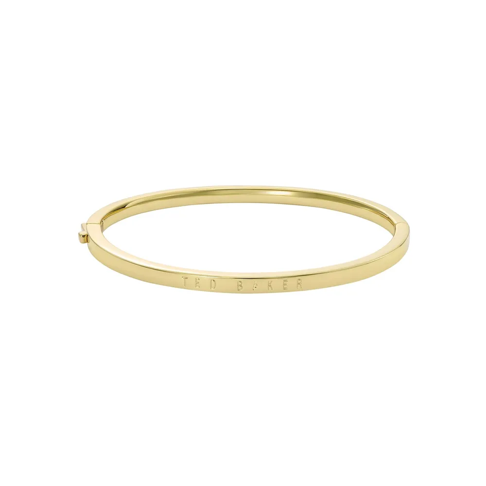 Ted Baker Yellow Gold Coloured Chrishell Classic Bangle