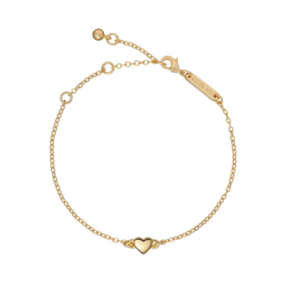 Ted Baker Yellow Gold Coloured Harsaa SweetHeart Adjustable Bracelet