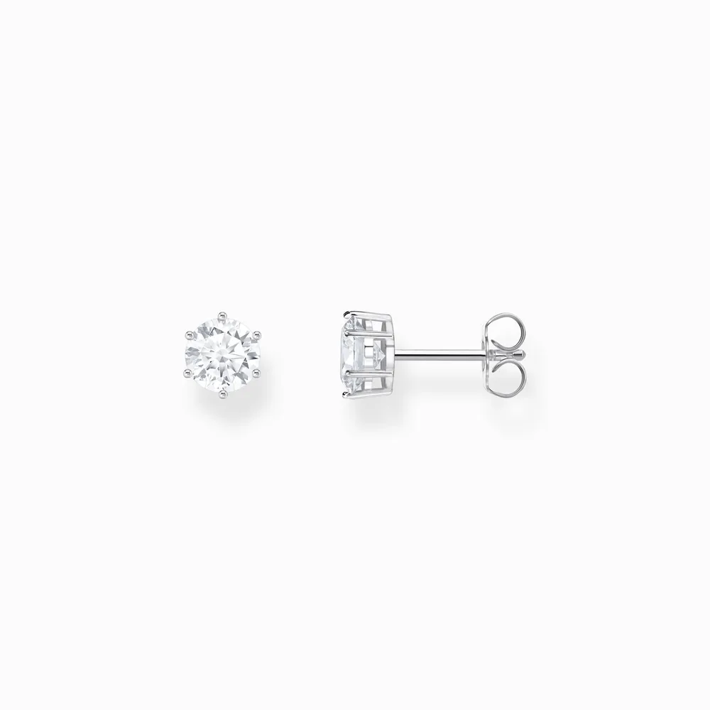 Thomas Sabo Silver Sparkling Cubic Zirconia Stone Stud Earrings