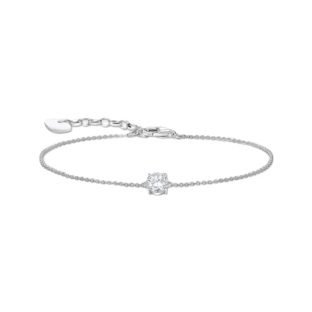 Thomas Sabo Sterling Silver Glam & Soul Cubic Zirconia Stone Bracelet