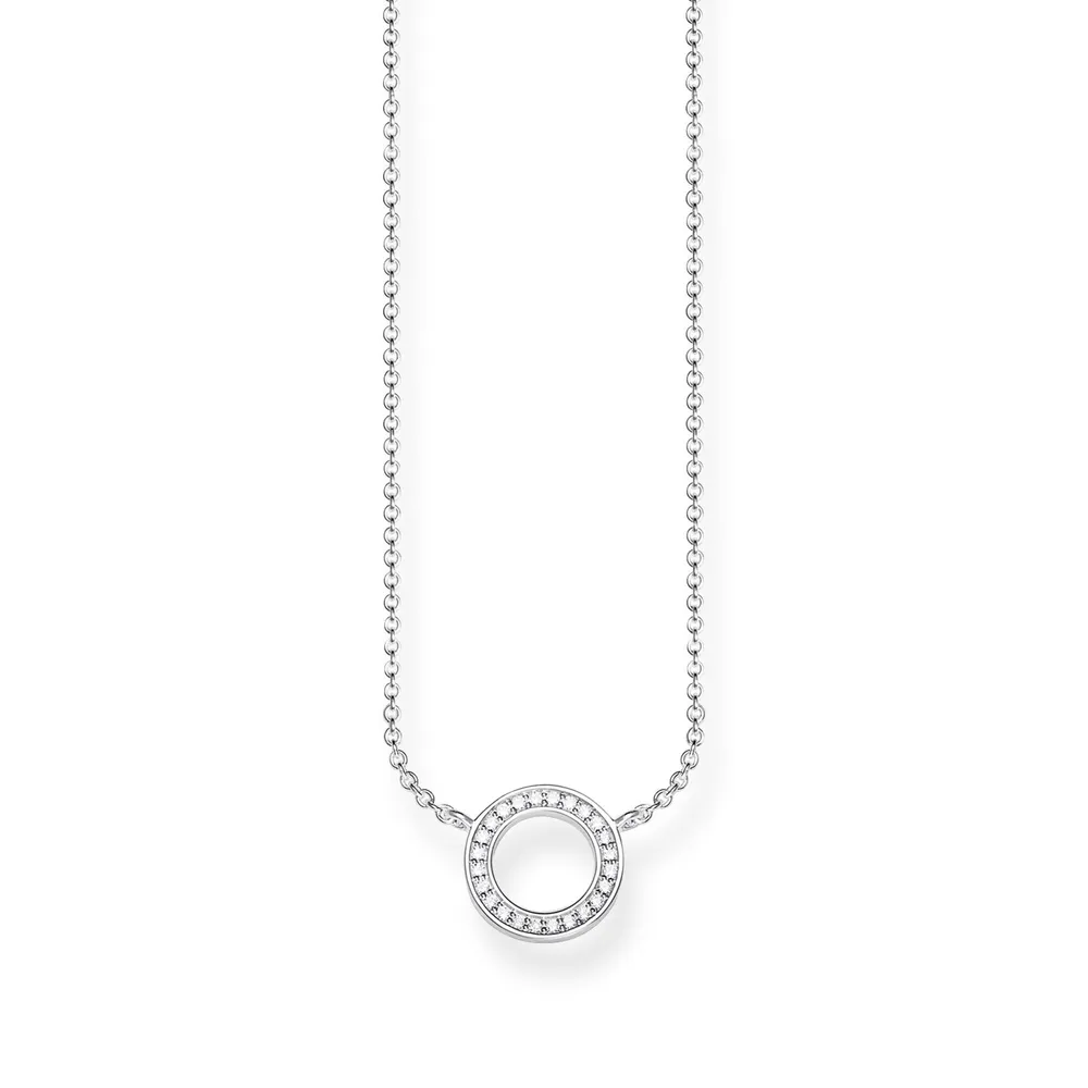 Thomas Sabo Sterling Silver Small Circle Necklace