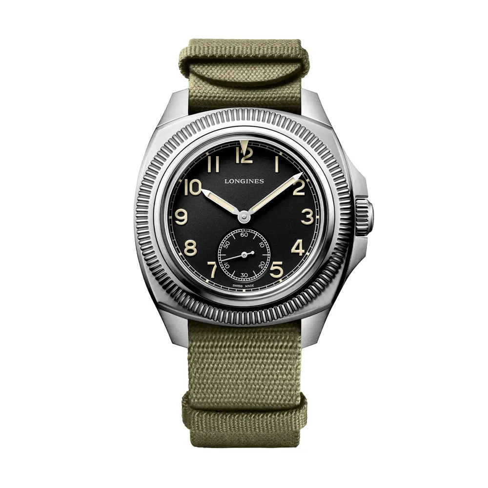 Longines Majetek Black and Khaki Automatic L28384538